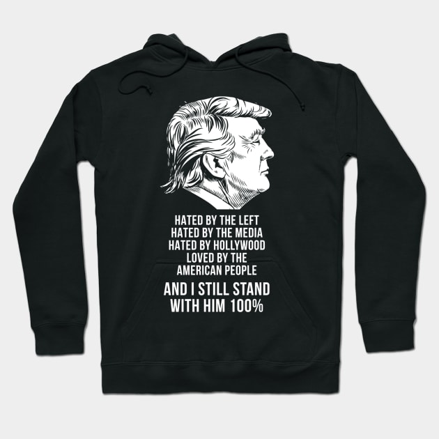 Donald Trump 45 2020 President Cool Pro Republicans Hoodie by cedricchungerxc